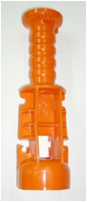 Cono de 100 cm FLEXIBLE - Naranja Vial